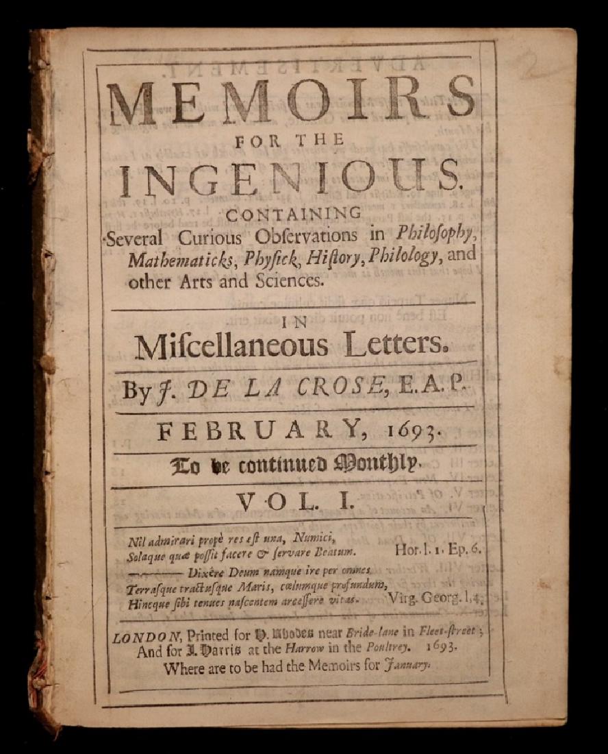 [17th c. Philosophy, Mathematics, Physics] (1 of 7)