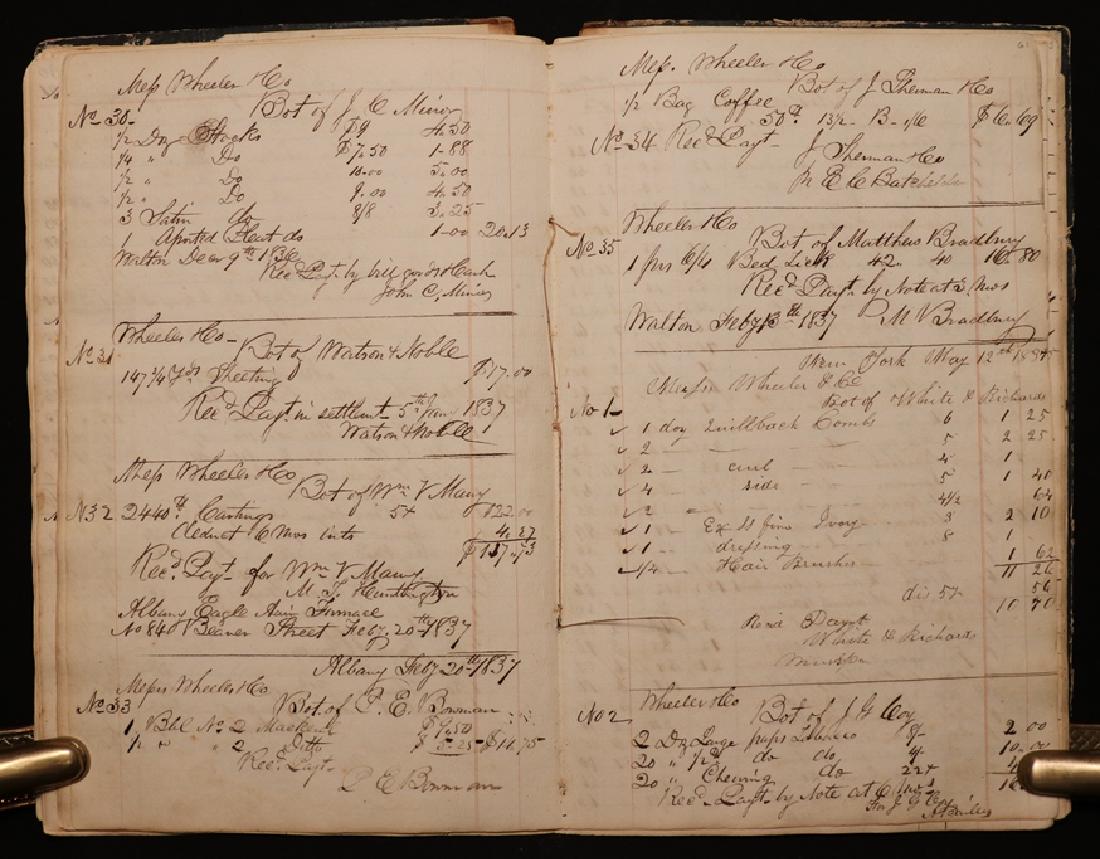 New York Business Ledger, 1835 (1 of 3)