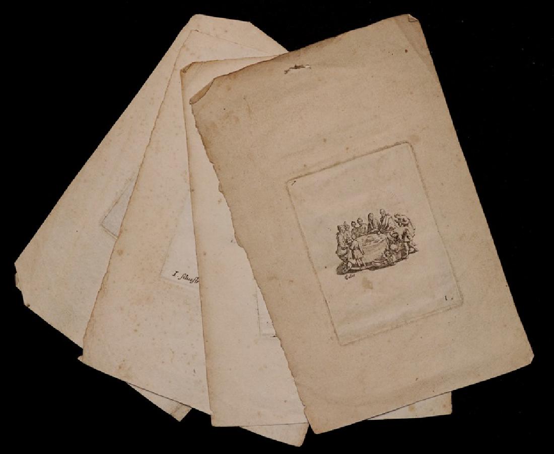 Callot, Jacques.  Series of 4 Engravings (1 of 5)