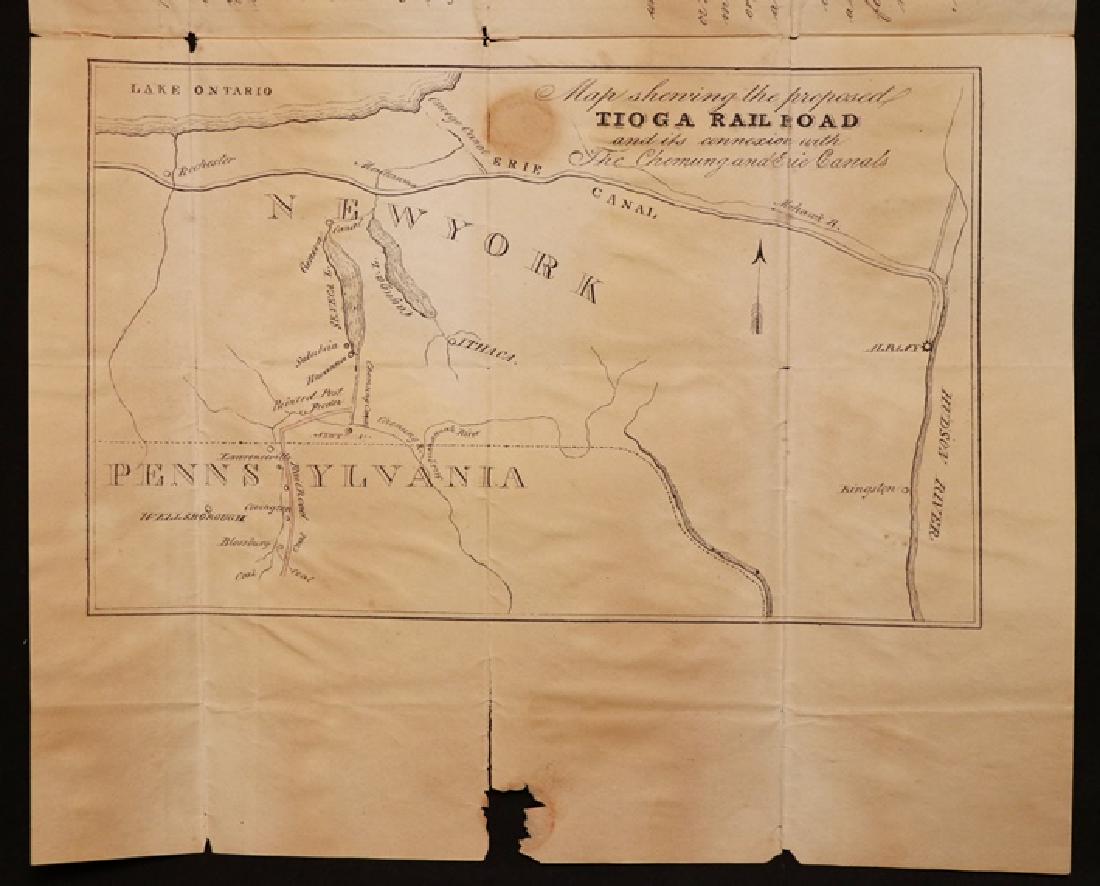 [Railroads, NY & PA]  19th c. Prospectus (1 of 3)