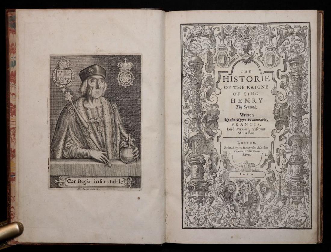 Francis Bacon.  Historie of King Henry VII, 1622 (1 of 7)