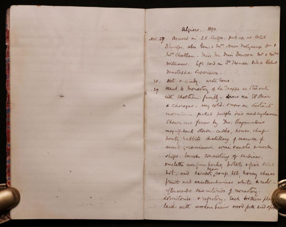 MS Journal of Trip to Algiers, 1890 (1 of 7)