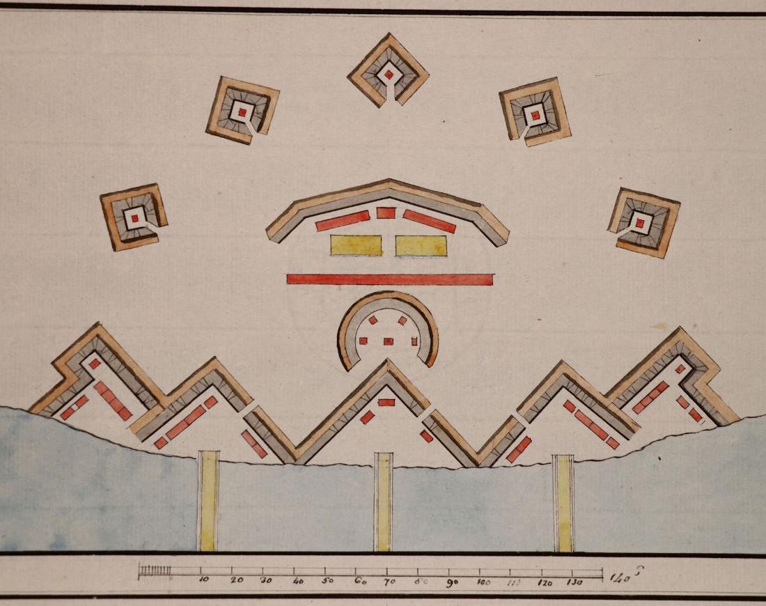 [Manuscript Drawings, Fortification, 18th c.] (1 of 6)
