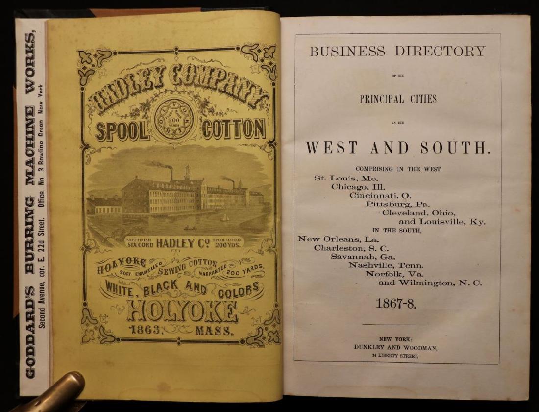 American 19th c. Business Directory, 1867 (1 of 5)