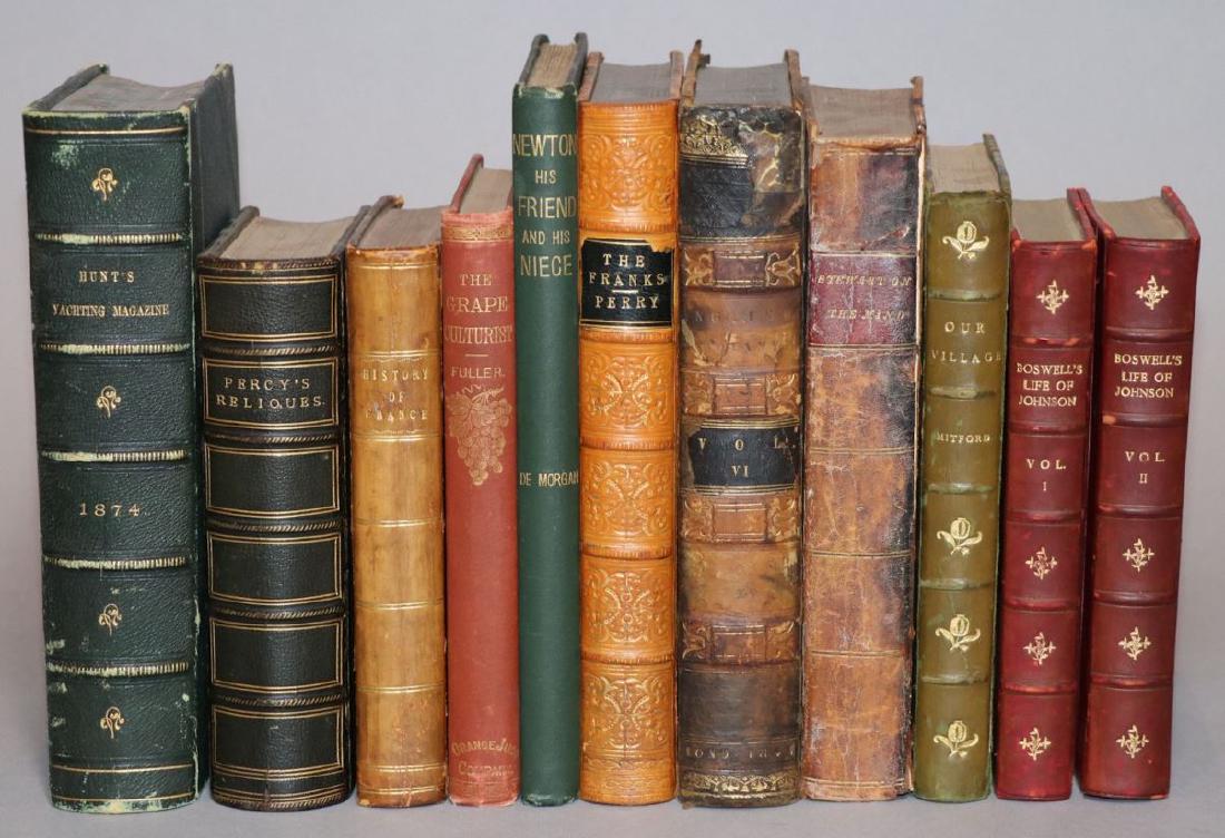 [Bindings, Literature, History, 11 volumes] (1 of 5)