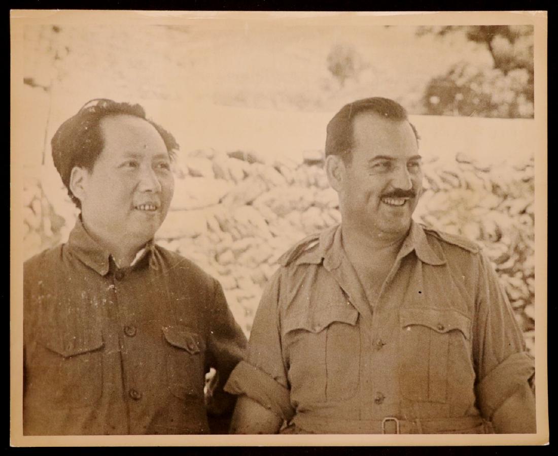 [Harrison Forman] Mao Zedong, Photo & Book (1 of 3)