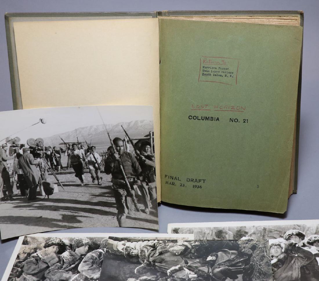 [Harrison Forman's Copy, "Lost Horizon" Script] (1 of 7)