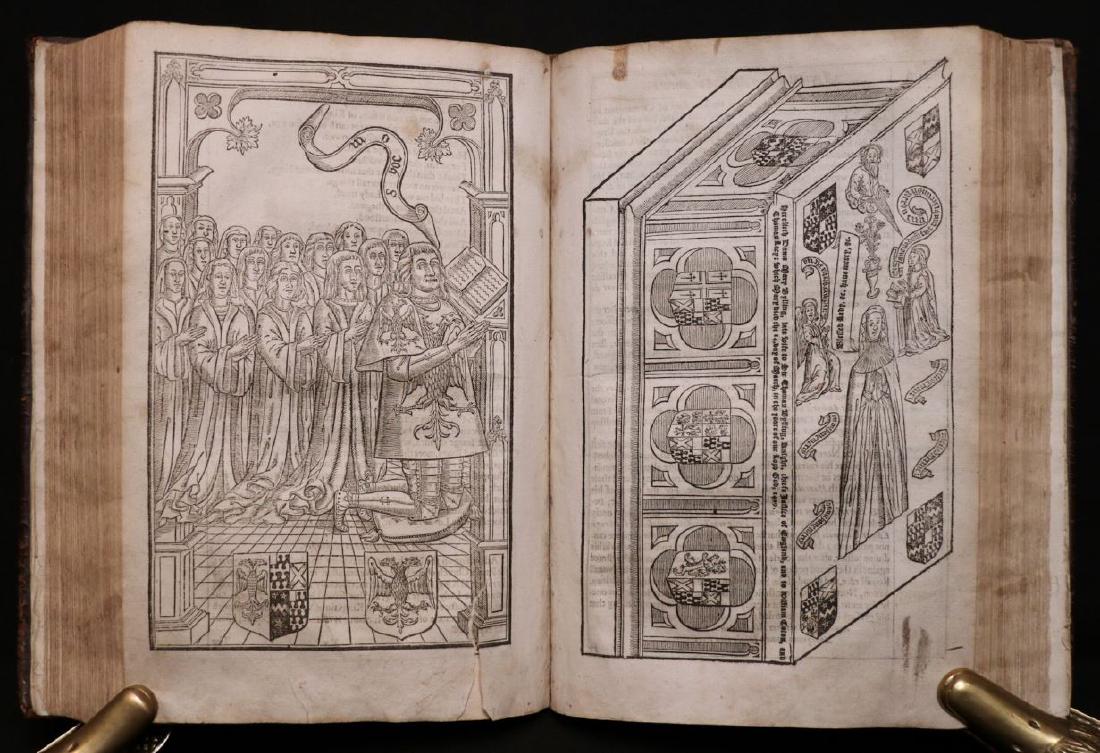 [Britain, Funeral Monuments, 1630]: Weever, John. ANCIENT FUNERALL MONUMENTS WITHIN THE UNITED MONARCHIE OF GREAT BRITAINE, IRELAND, AND THE ISLANDS ADJACENT…. London: Thomas Harper, 1631. 11" x 7". [16], 871 pp., *lacking additional 