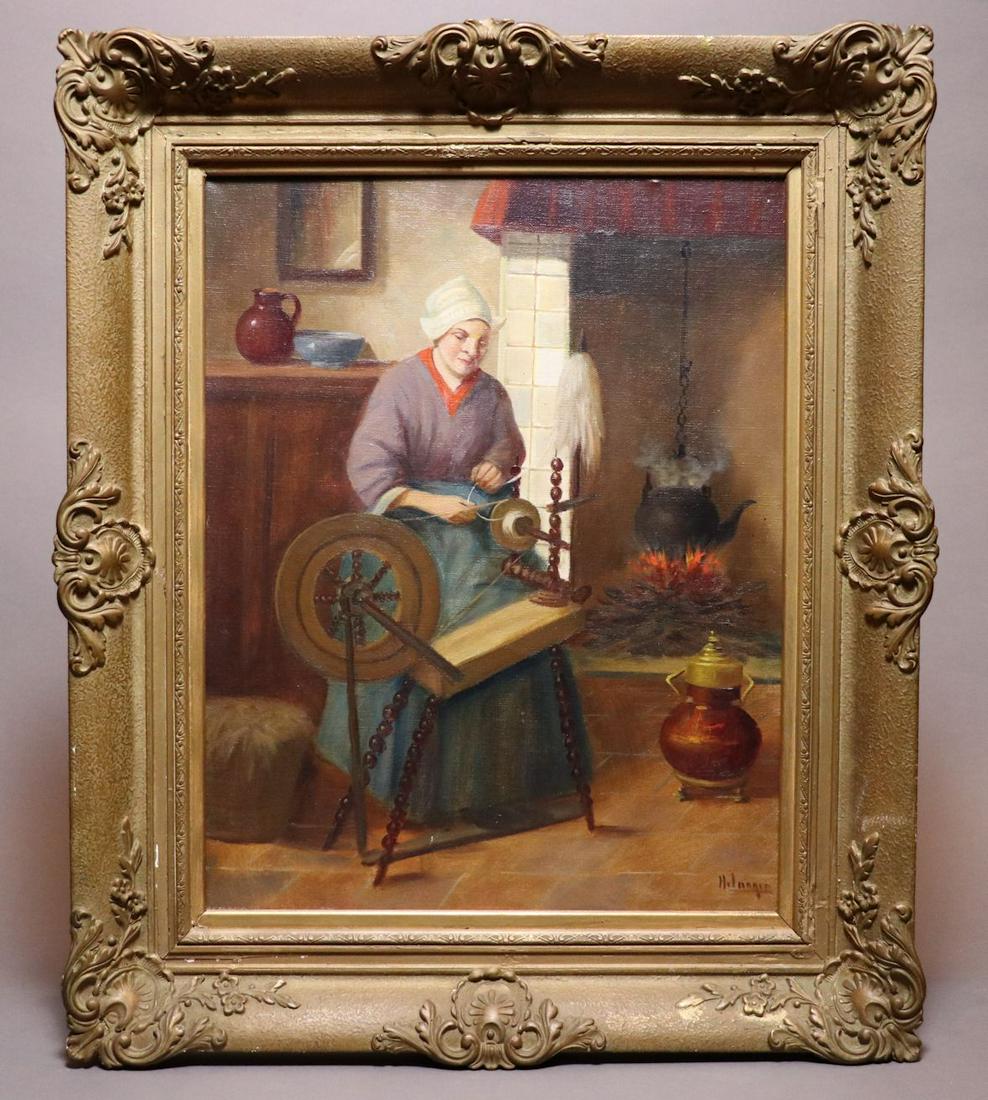 Hendrick van Langen, Original Oil on Canvas (1 of 5)