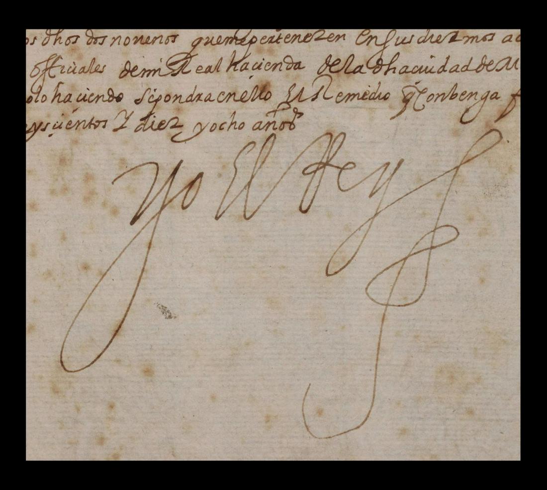 King Philip III of Spain, Signed Document, 1618 (1 of 4)