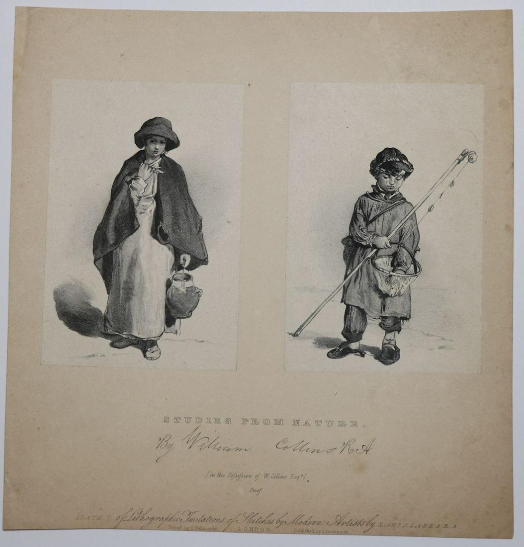 Richard J. Lane, Pair of Lithograph Proofs (1 of 3)