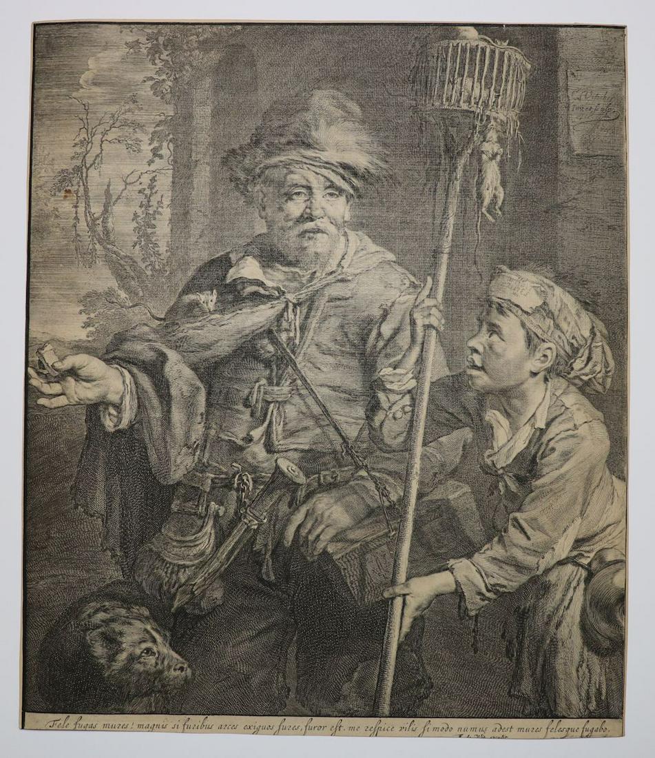 [Engraving]  Visscher.  The Rat Catcher (1 of 2)