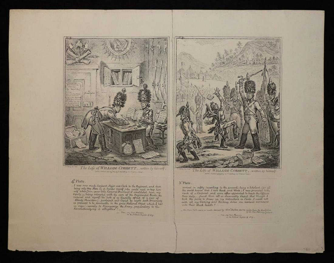 [Etchings]  Gillray, William Cobbett (1 of 5)