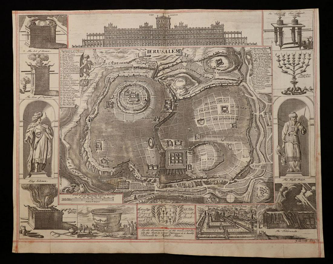 [Map]  Map of Jerusalem, 18th century (1 of 8)