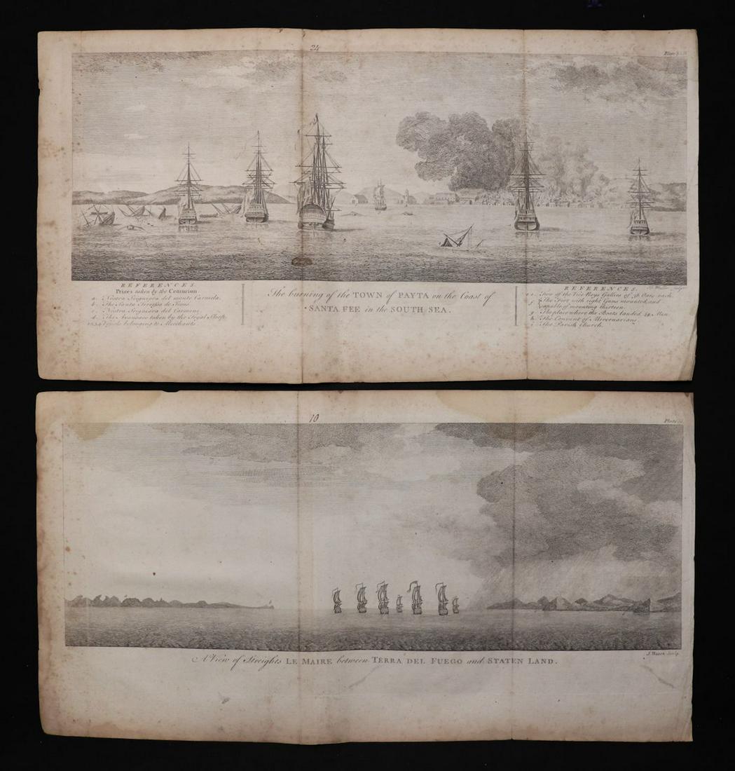 [British Maritime]  Lot of 11 Large Engravings (1 of 6)