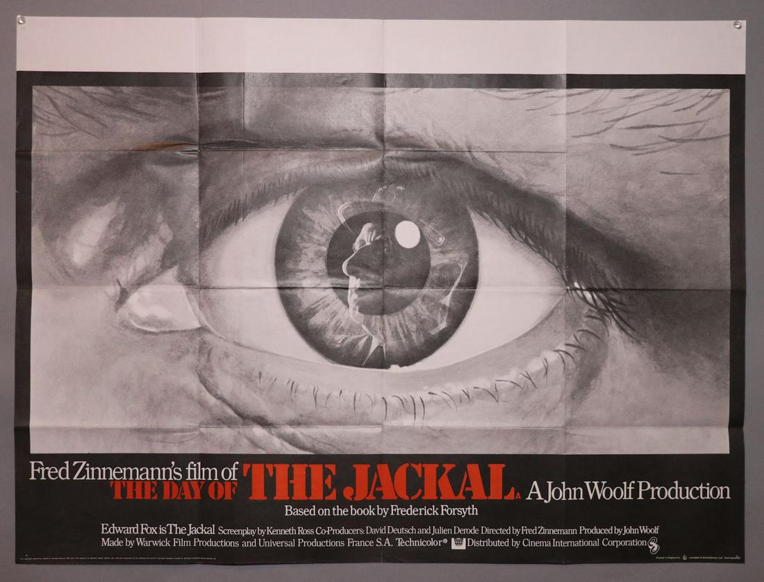 Film Advertising, Large Poster.  Day of the Jackal (1 of 1)
