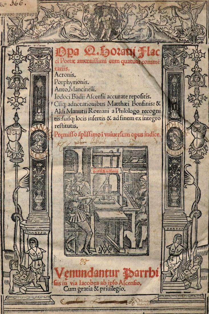 Horace, Opera, 1519 (1 of 9)