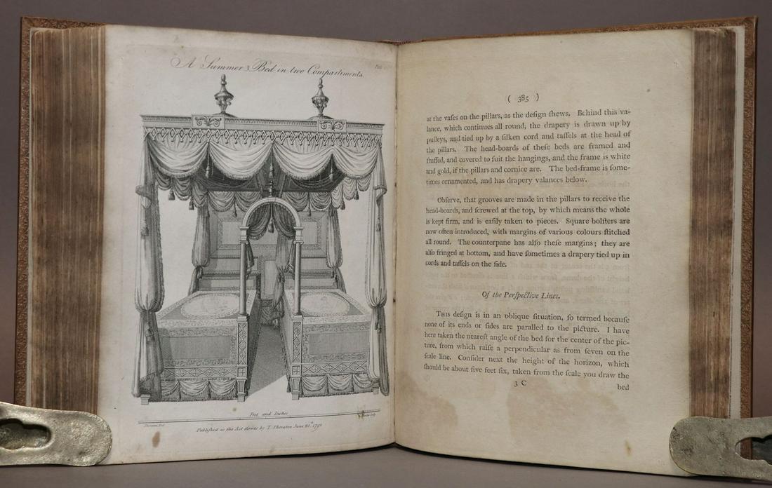 [Plates] Sheraton.  Cabinet-Maker's Guide, 1791 (1 of 8)