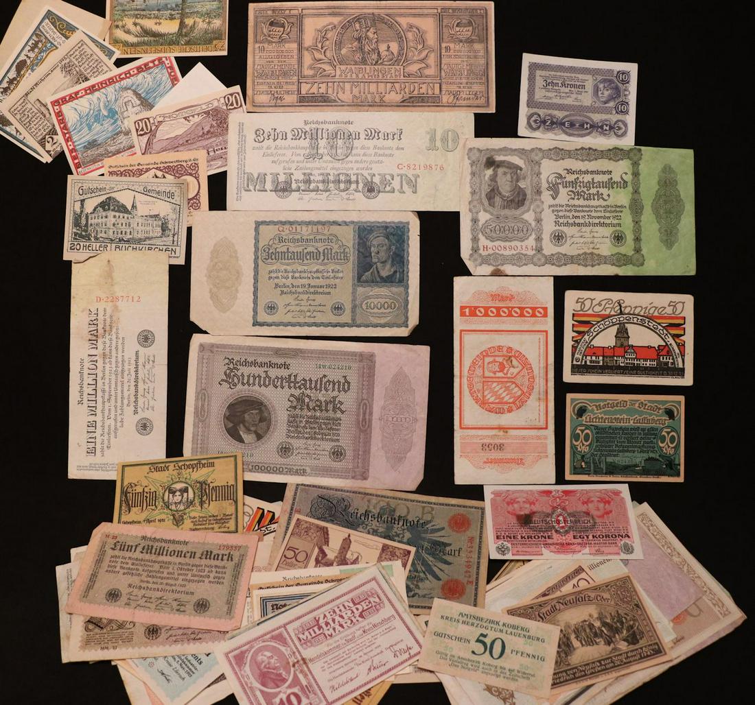 German Currency, Large Lot, Early 1900s (1 of 5)