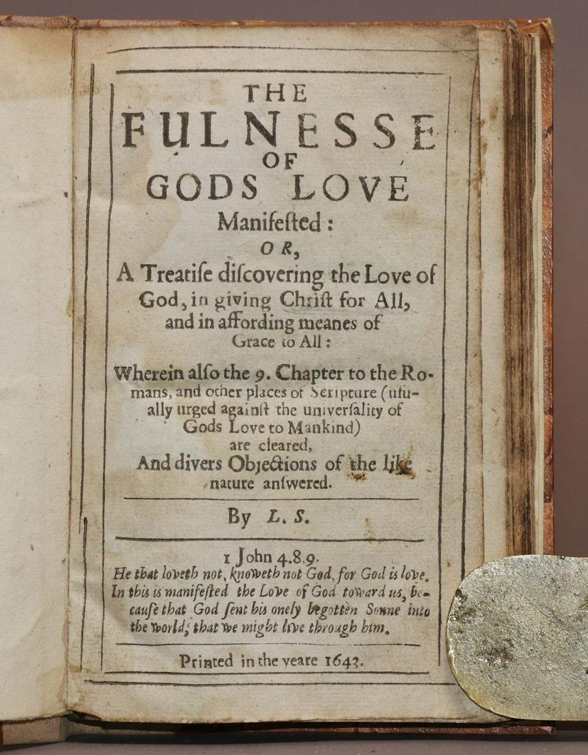 The Fulnesse of God's Love, 1643 (1 of 5)