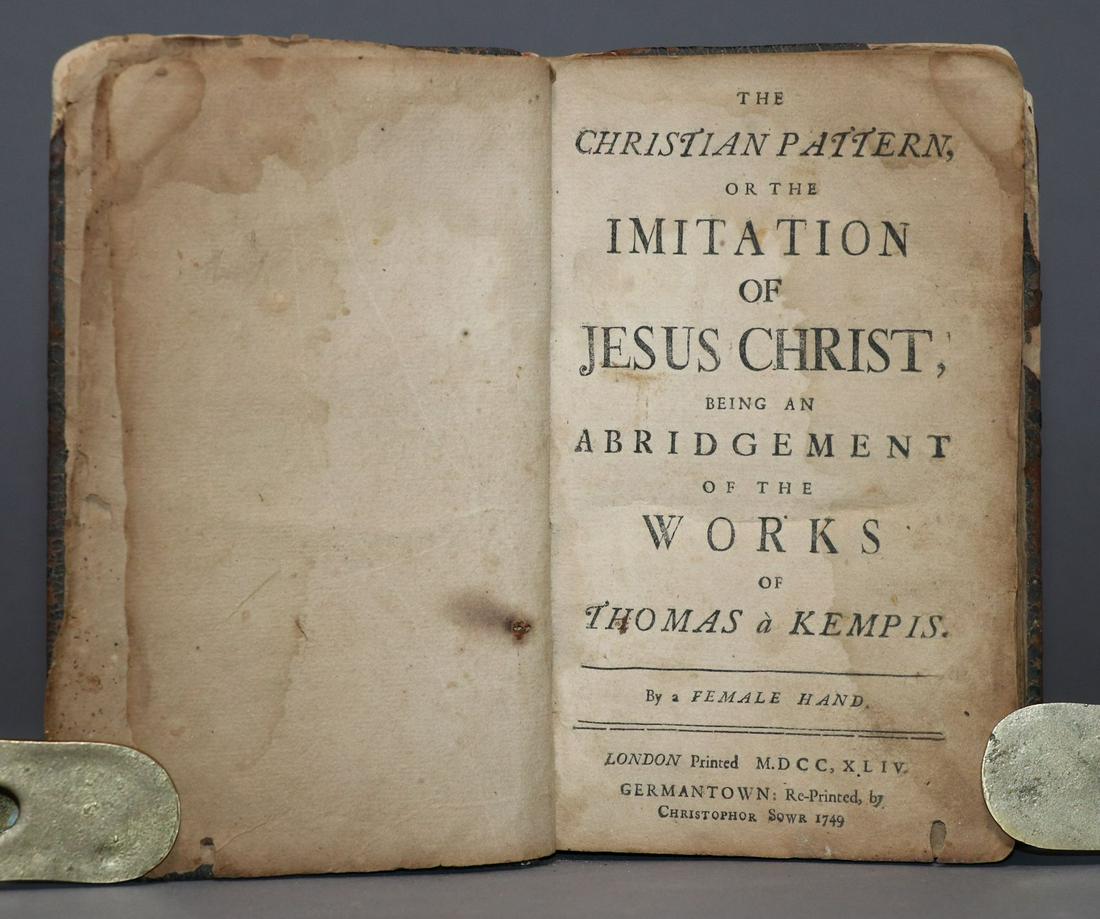 [Sower Imprint, Germantown, 1749] (1 of 6)