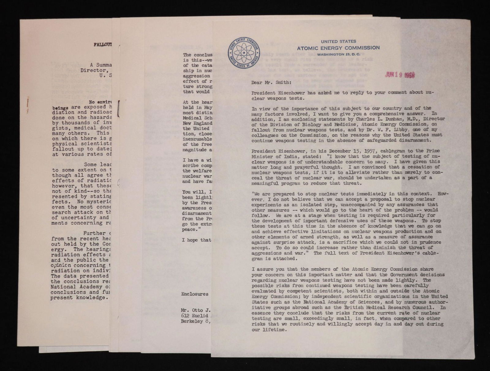 [Atomic Weapons] Lewis Strauss, TLS (1 of 6)