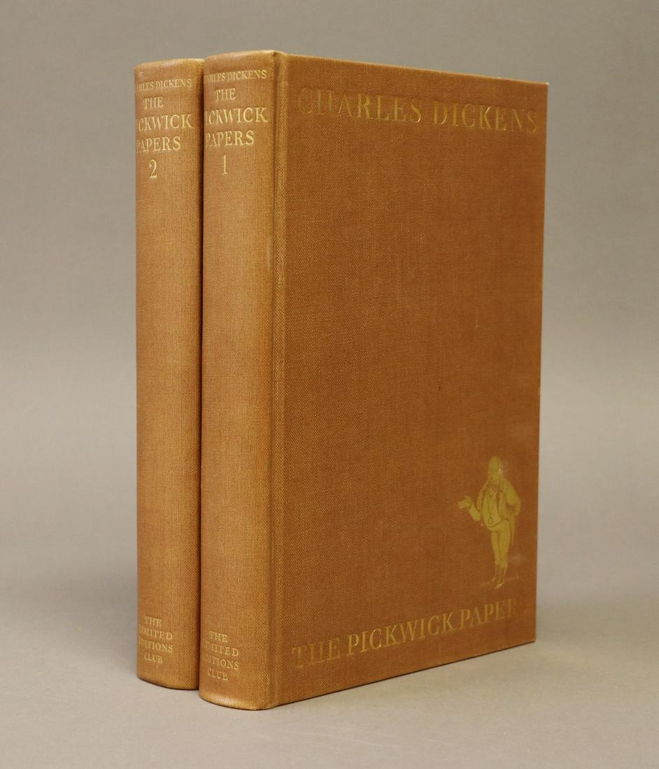 Dickens.  Pickwick Papers, Signed, Ltd. (1 of 7)