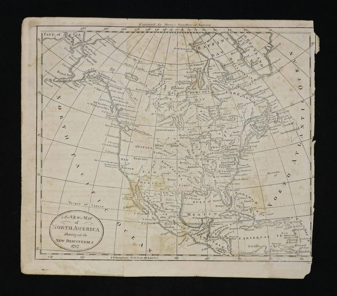 Map of North America, 1797 (1 of 3)
