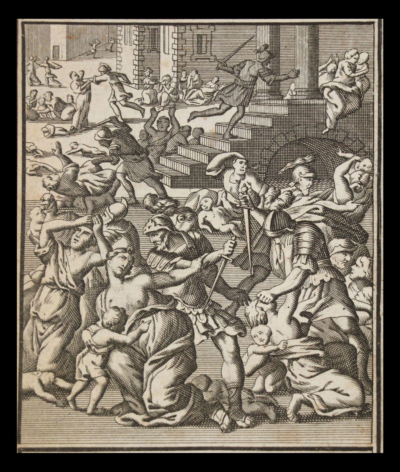 17th c. Engraving, Leaf (1 of 3)