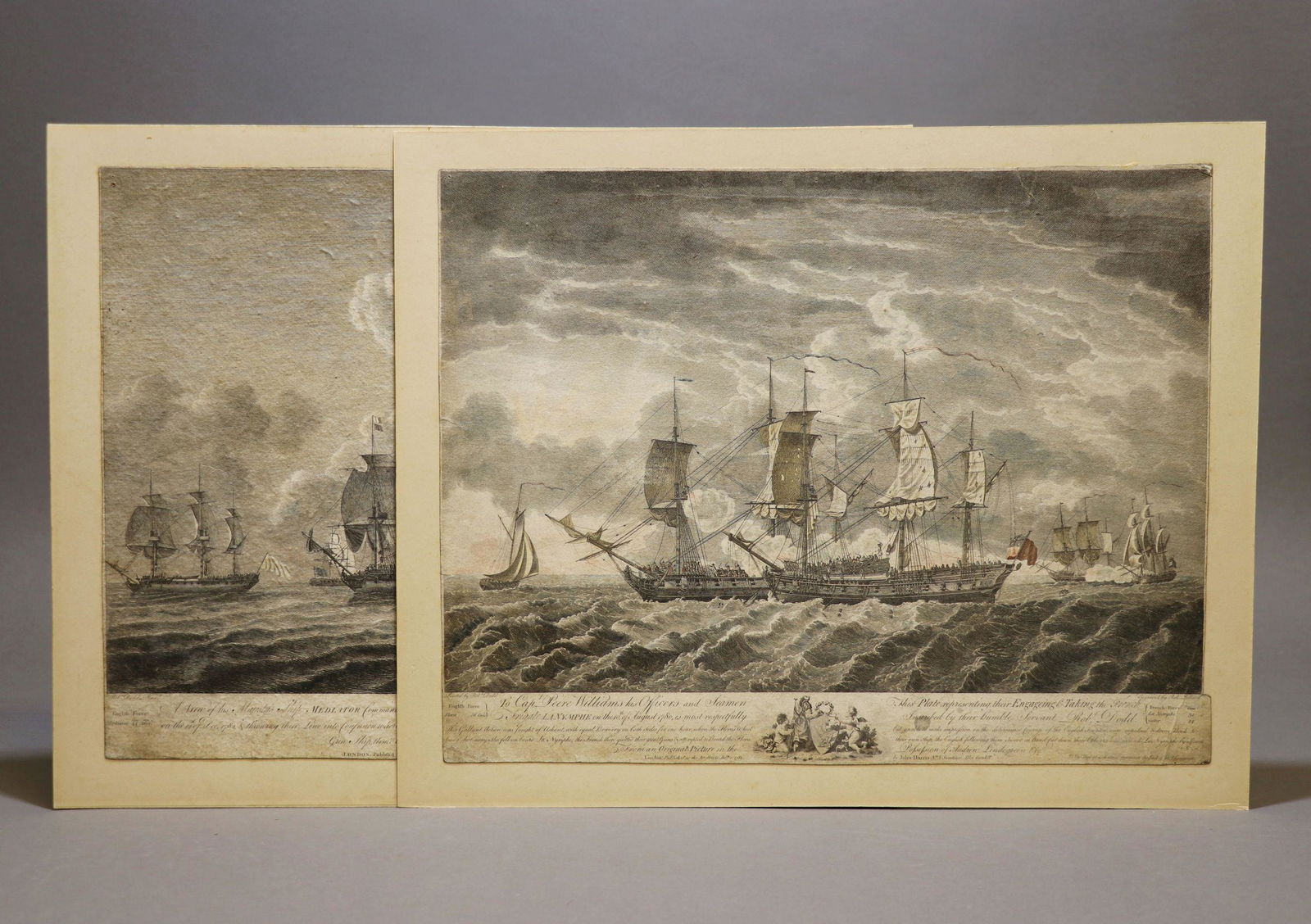 [Engravings, Maritime, 18th c.] (1 of 3)