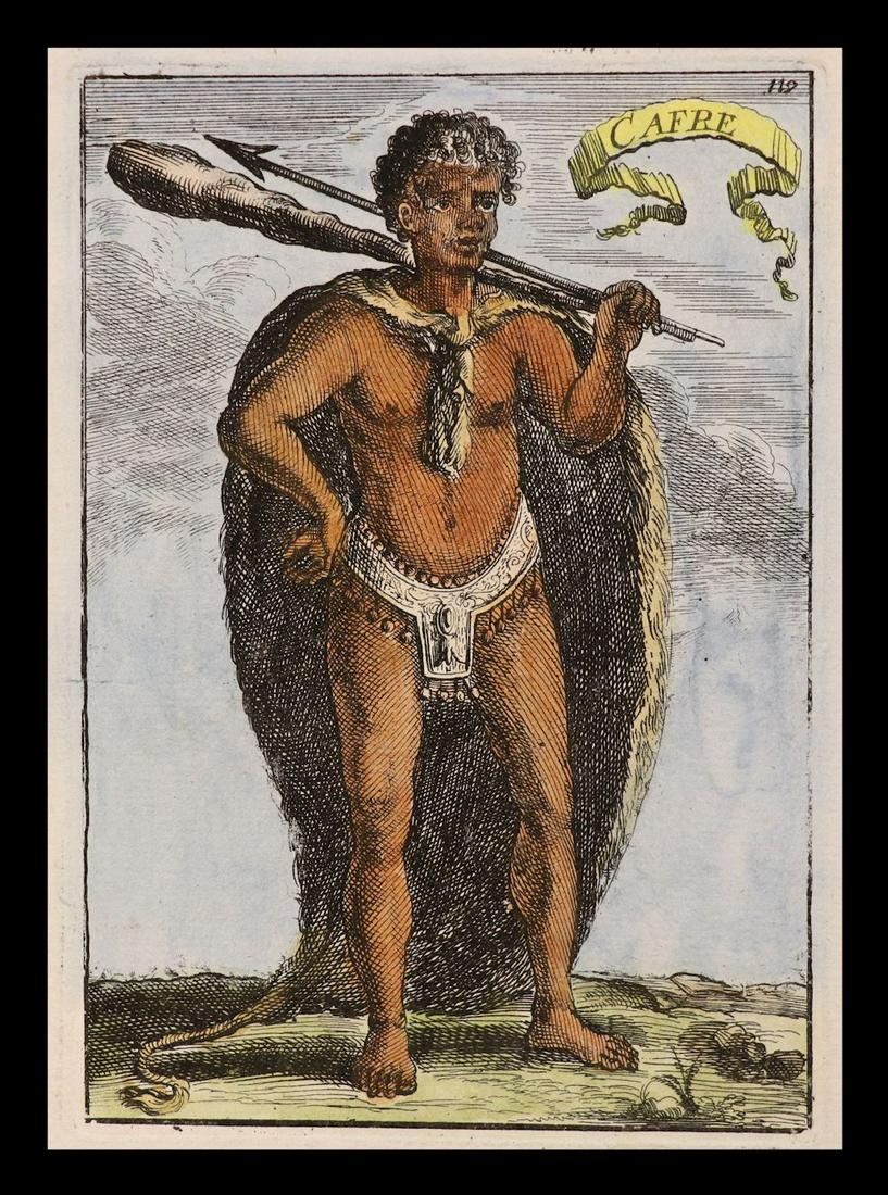 [Africa, Hand-Colored Plate, 18th c.] (1 of 3)
