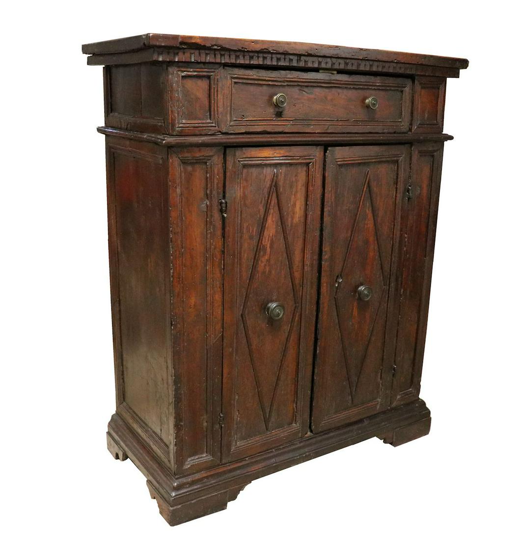 18th c. Walnut Cabinet (1 of 9)