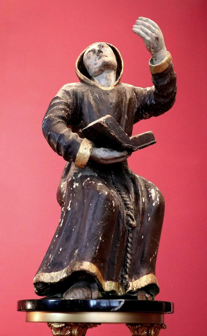 18th c. Carved and Painted Wooden Santos (1 of 7)