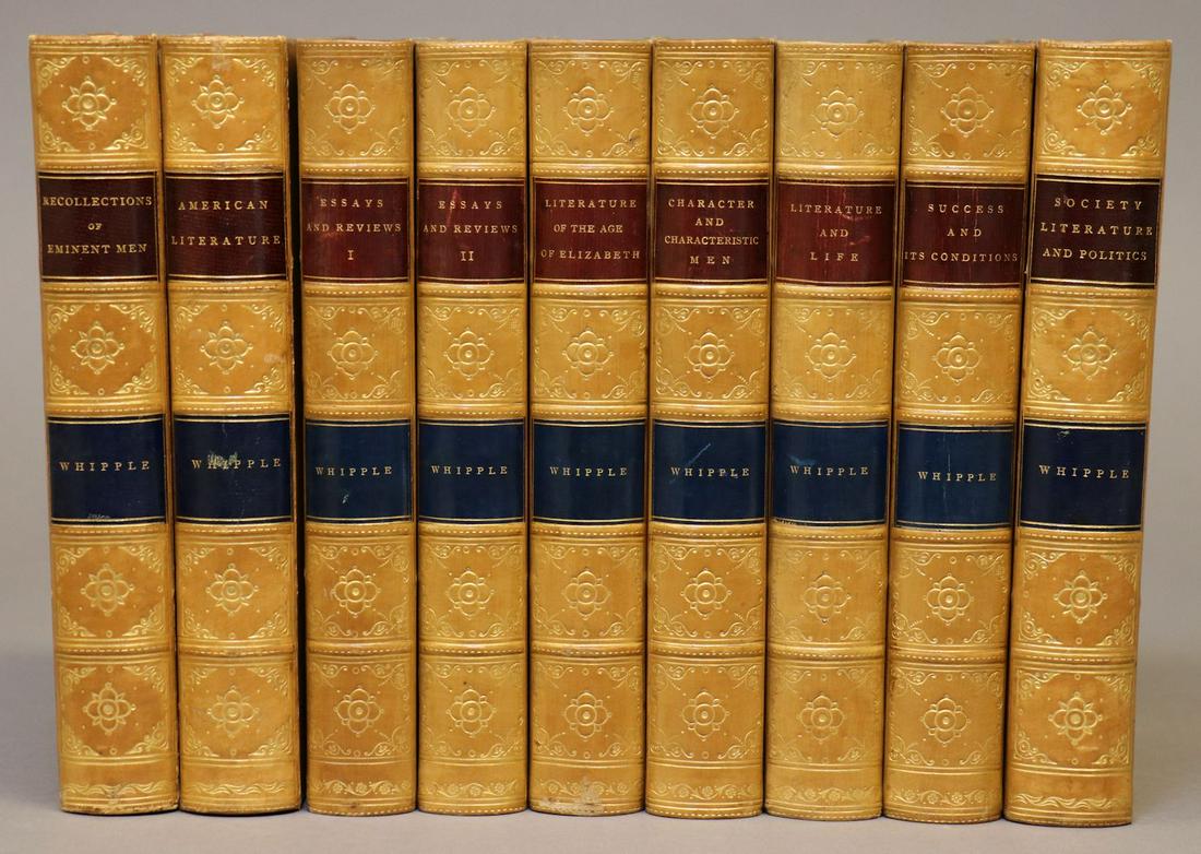 [Bindings]  Edwin Whipple, 1880s (1 of 6)