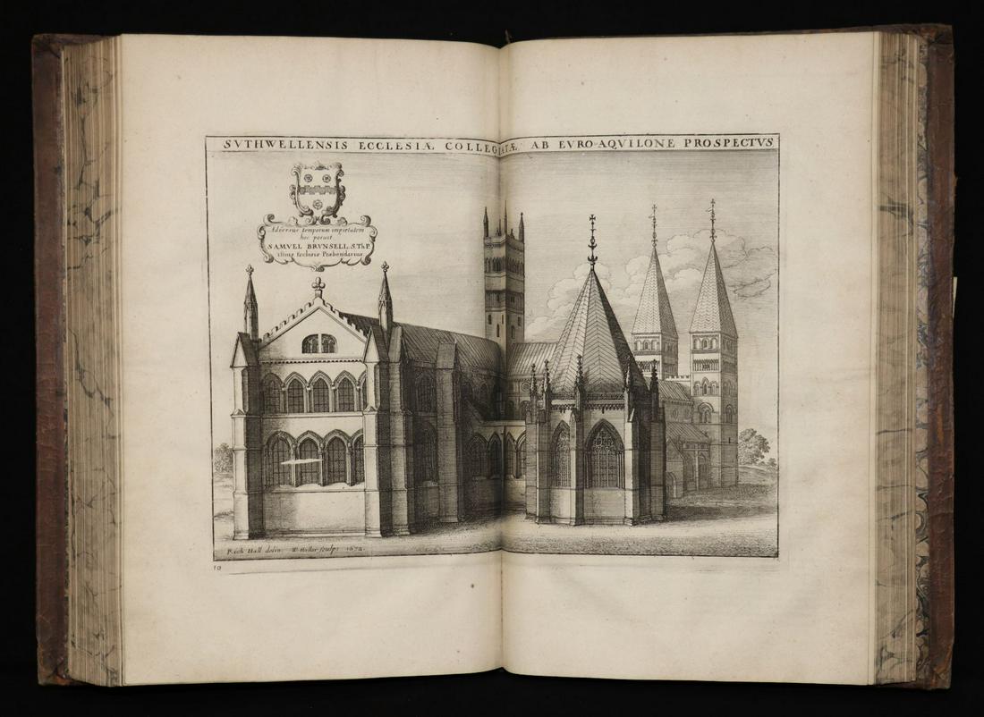 Monasticon Anglicanum, 17th c., Engraved Plates (1 of 8)