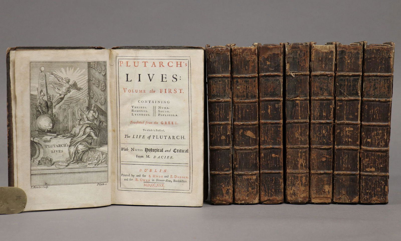 Plutarch's Lives, 1730, Illustrated (1 of 7)