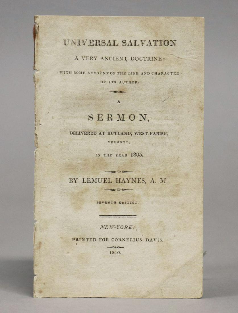 [First Ordained African-American Preacher] (1 of 3)
