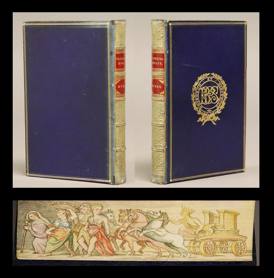 [Fore-Edge Painting] Classical Essays (1 of 4)