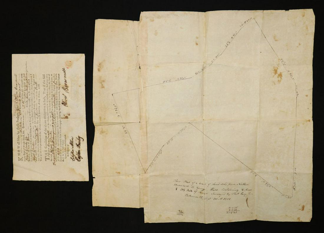 [Rhode Island, 18th c. Document + Survey] (1 of 6)