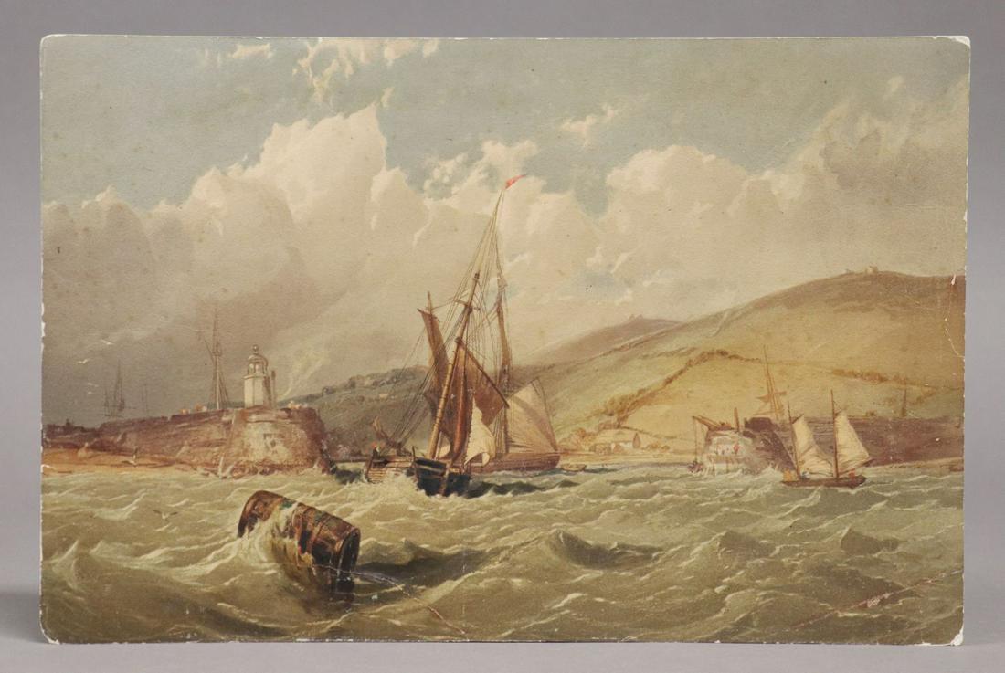 Watercolor, Ships at Sea (1 of 5)