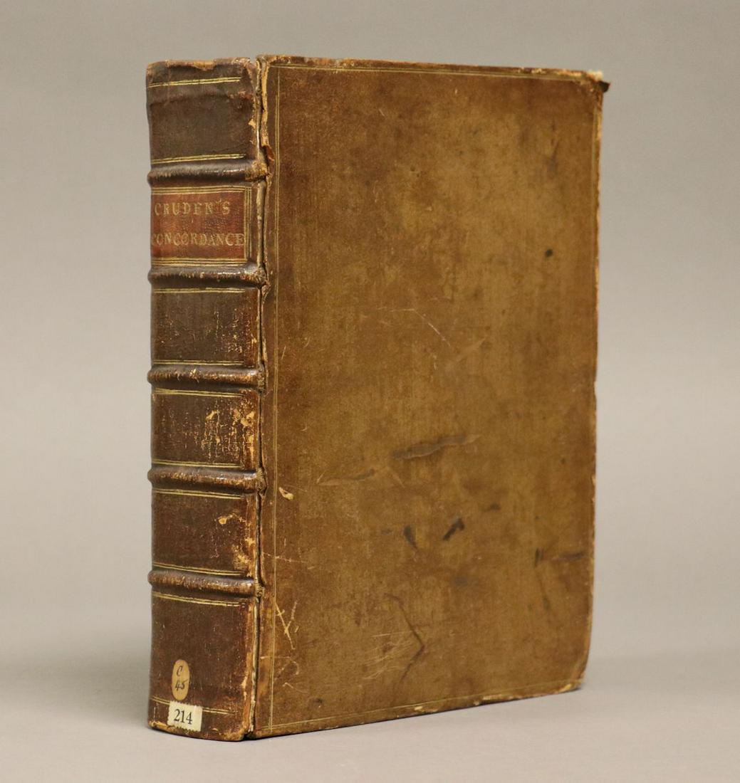 Cruden's Bible Concordance, 1738 (1 of 7)