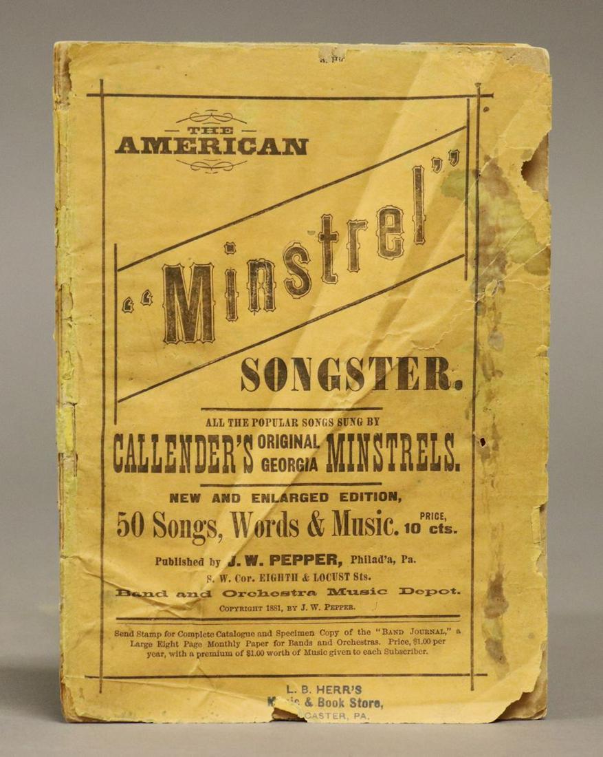 The American Minstrel Songster, 1881 (1 of 6)