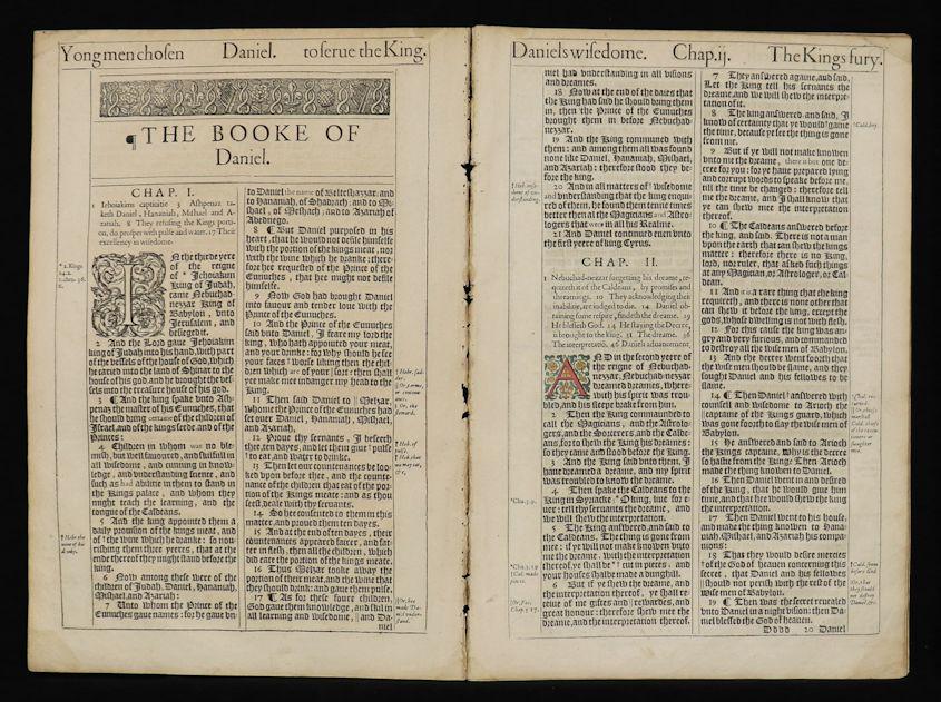 [King James Bible, 1611, Book of Daniel] (1 of 5)