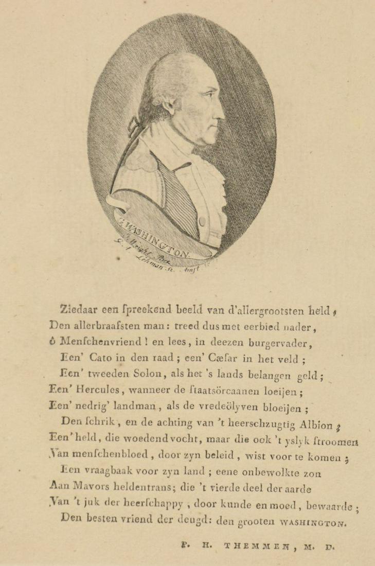 Rare George Washington Etched Portrait (1 of 3)