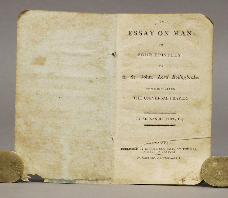 Early Maine Printing of Alexander Pope (1 of 4)
