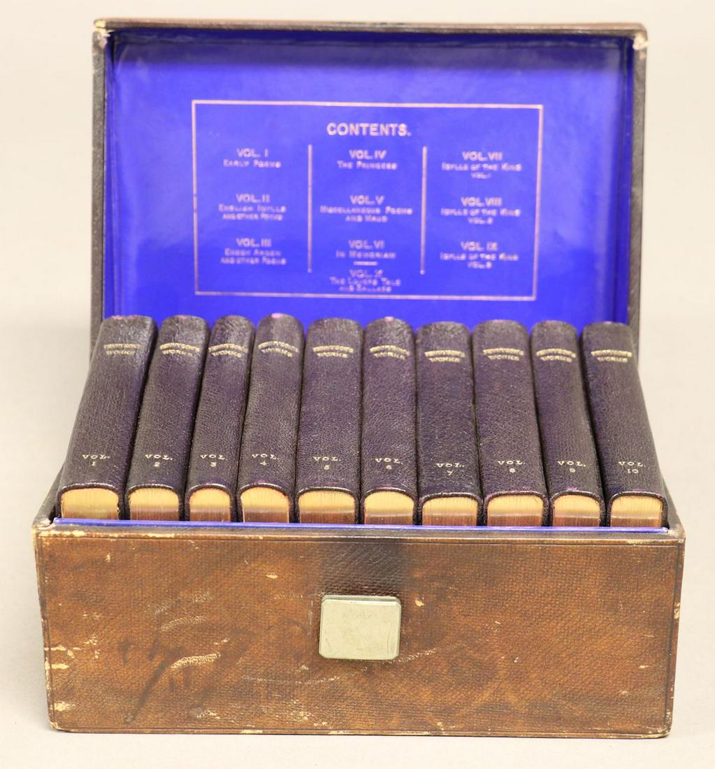 19th c. Boxed Set of Tennyson's Works (1 of 3)