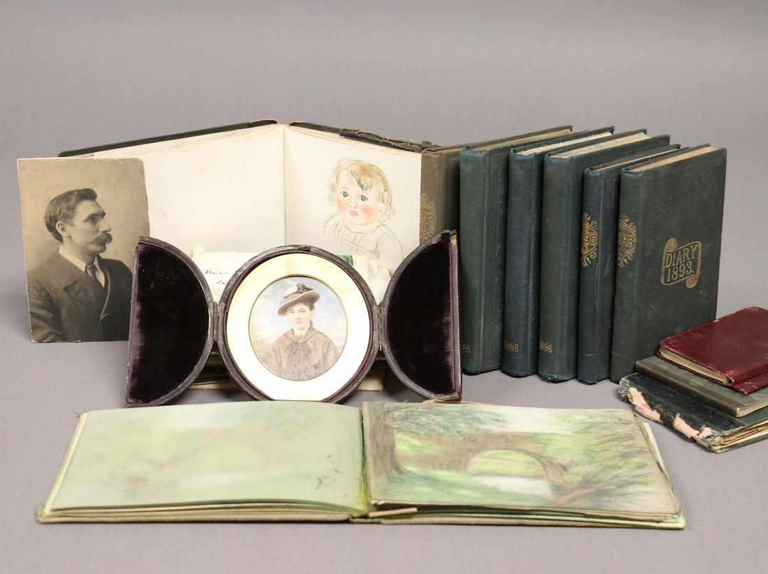 [Art Interest] Archive of Juliet Ziani de Ferranti: An archive of material from the collection of artist Juliet Ziani de Ferranti, grand-daughter of the famed artist William Scott. Many of the items are inscribed to her, or by her. The lot includes 6 d