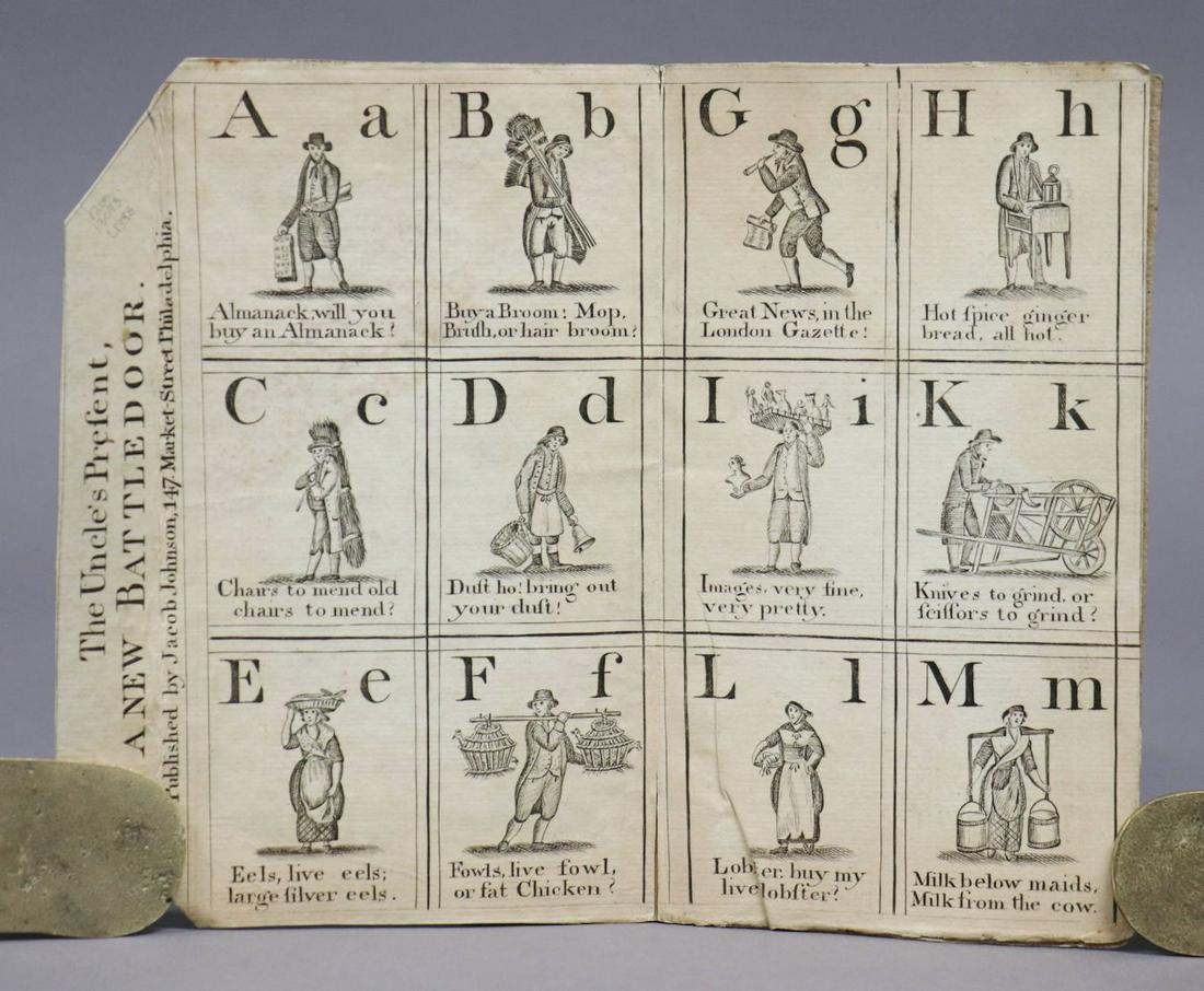 Primer, Battledoor, Read and be Wise, ca. 1815 (1 of 6)