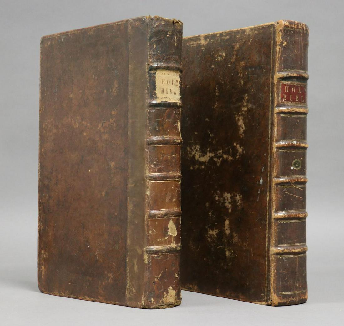 [Bible] First Hot Pressed Bible, 1798: THE HOLY BIBLE, CONTAINING THE OLD AND NEW TESTAMENTS; TOGETHER WITH THE APOCRYPHA; TRANSLATED OUT OF THE ORIGINAL TONGUESâ€¦. Philadelphia: John Thompson & Abraham Small, 1798. Folio, 16.25" x 10