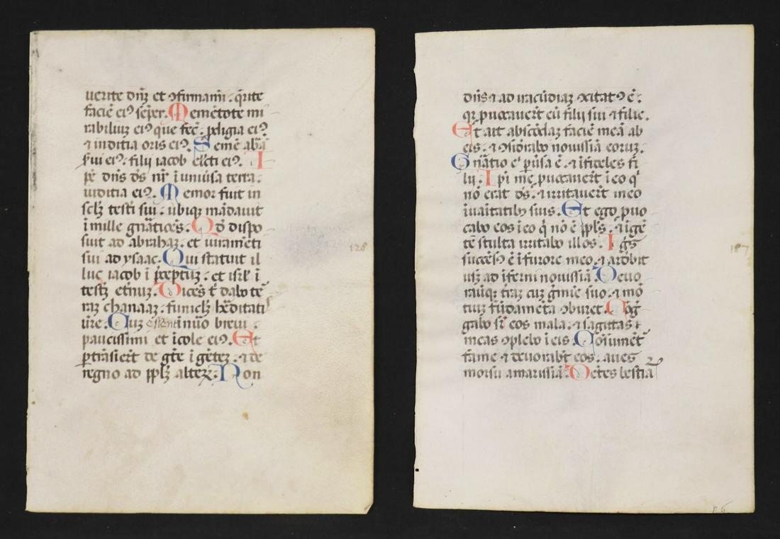 15th c. Manuscripts on Vellum, Psalms (1 of 3)